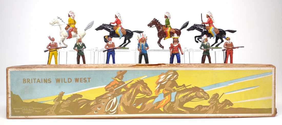 Vintage Britains Wild West American Indians Sets (1 of 11)