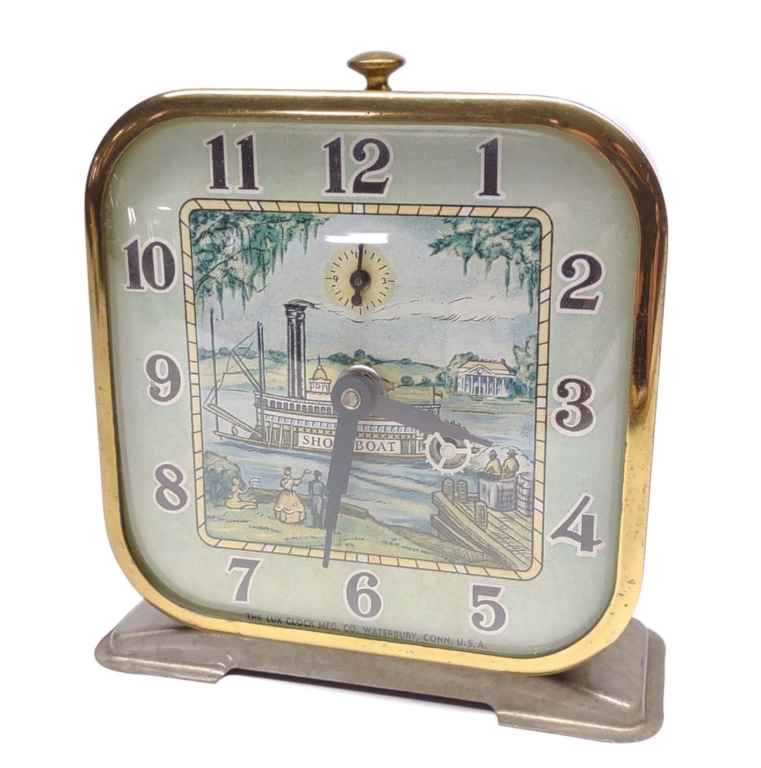 Lux Animated Show Boat Alarm Clock (Works) (1 of 10)