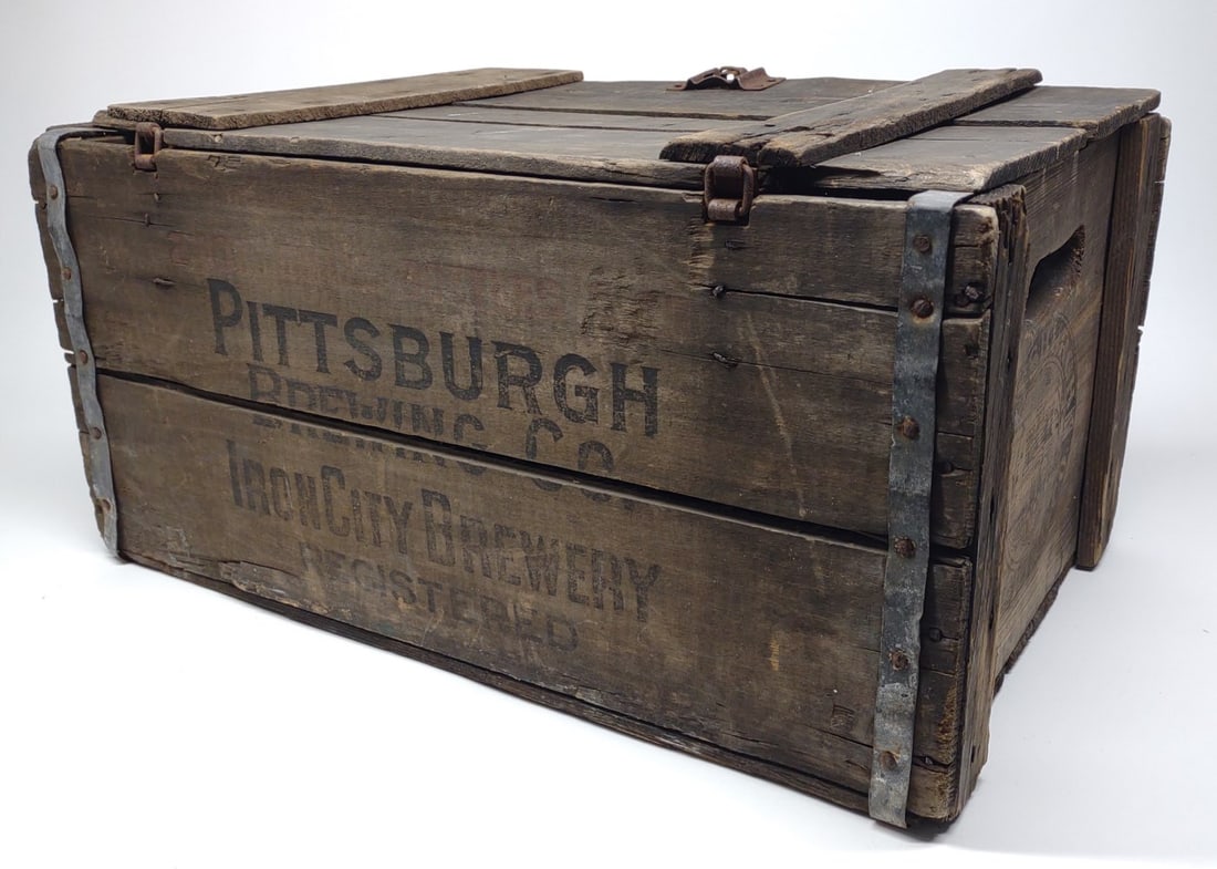 Antique Pittsburgh Brewing Co. Beer Crate (1 of 9)