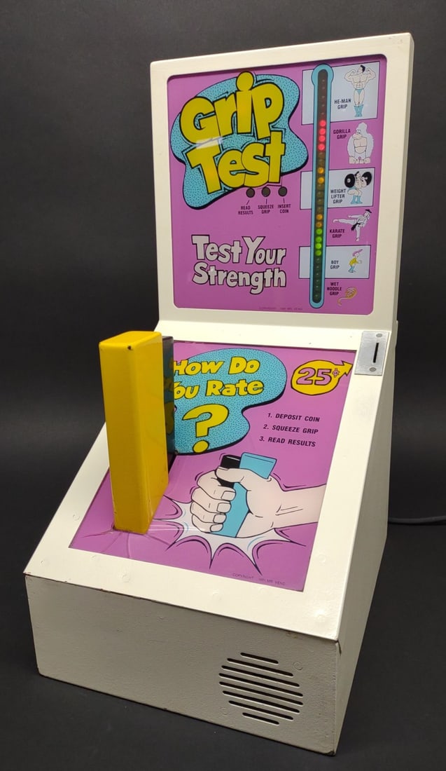 1991 Coin Op Grip Test Arcade Game (1 of 10)