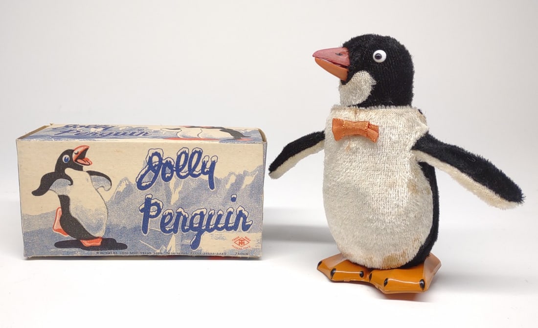 Japan Jolly Penguin Windup Toy w/ Box (1 of 9)