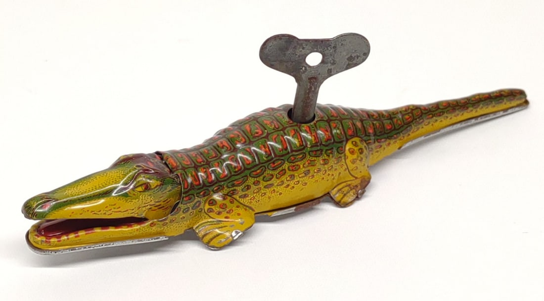 Tin Windup Dizzy Liz The Baby Alligator Toy (1 of 5)