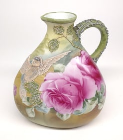 Nippon Moriage Bird & Rose Wine Jug