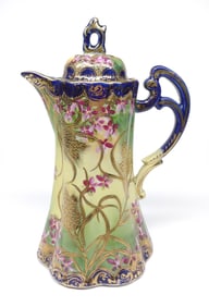 IE & C. Co Japan Cobalt Blue Chocolate Pot