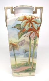 Nippon Mountain Landscape Decorated Vase