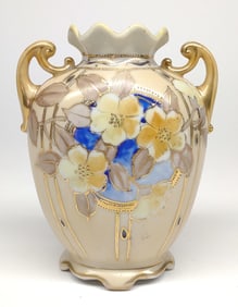 Nippon Floral White Cherry Blossom Vase