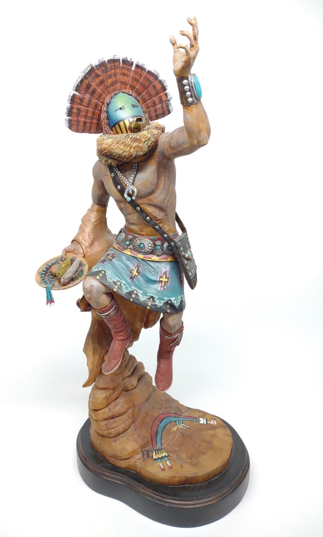 Raymond Chee Hopi Kachina Sculpture (21" tall) (1 of 9)