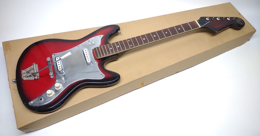 1960s Teisco Imperial Surfcaster Electric Guitar (1 of 10)