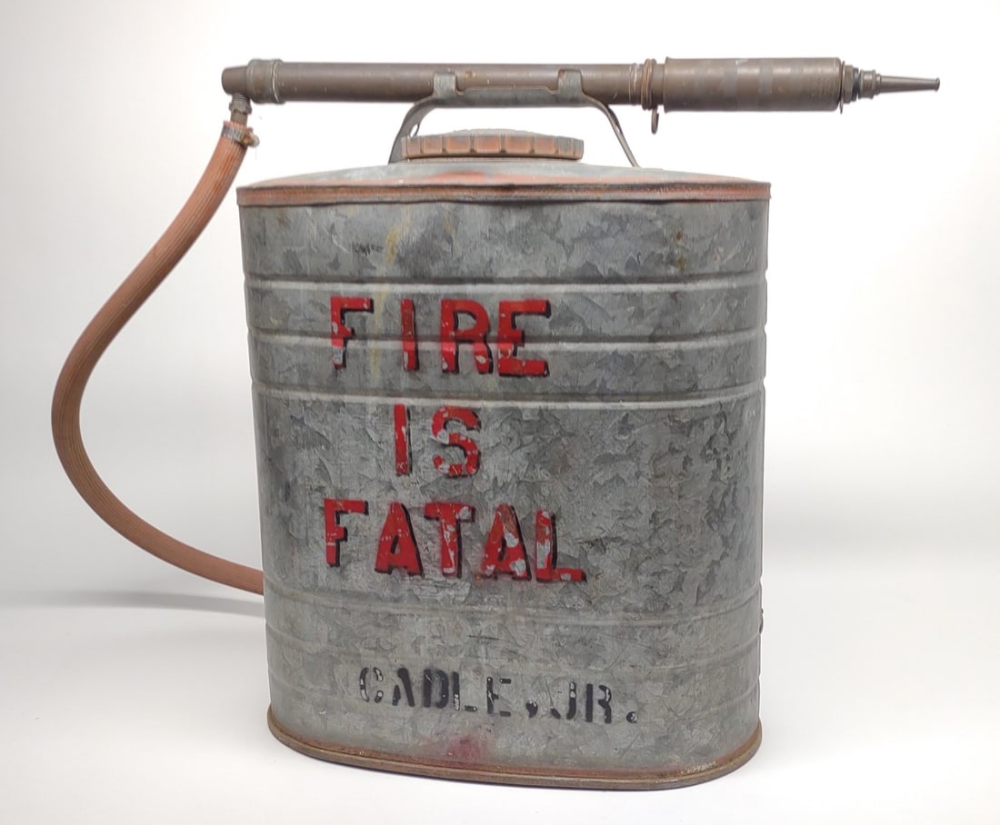 Vintage D.B. Smith Indian Fire Pump Extinguisher (1 of 7)