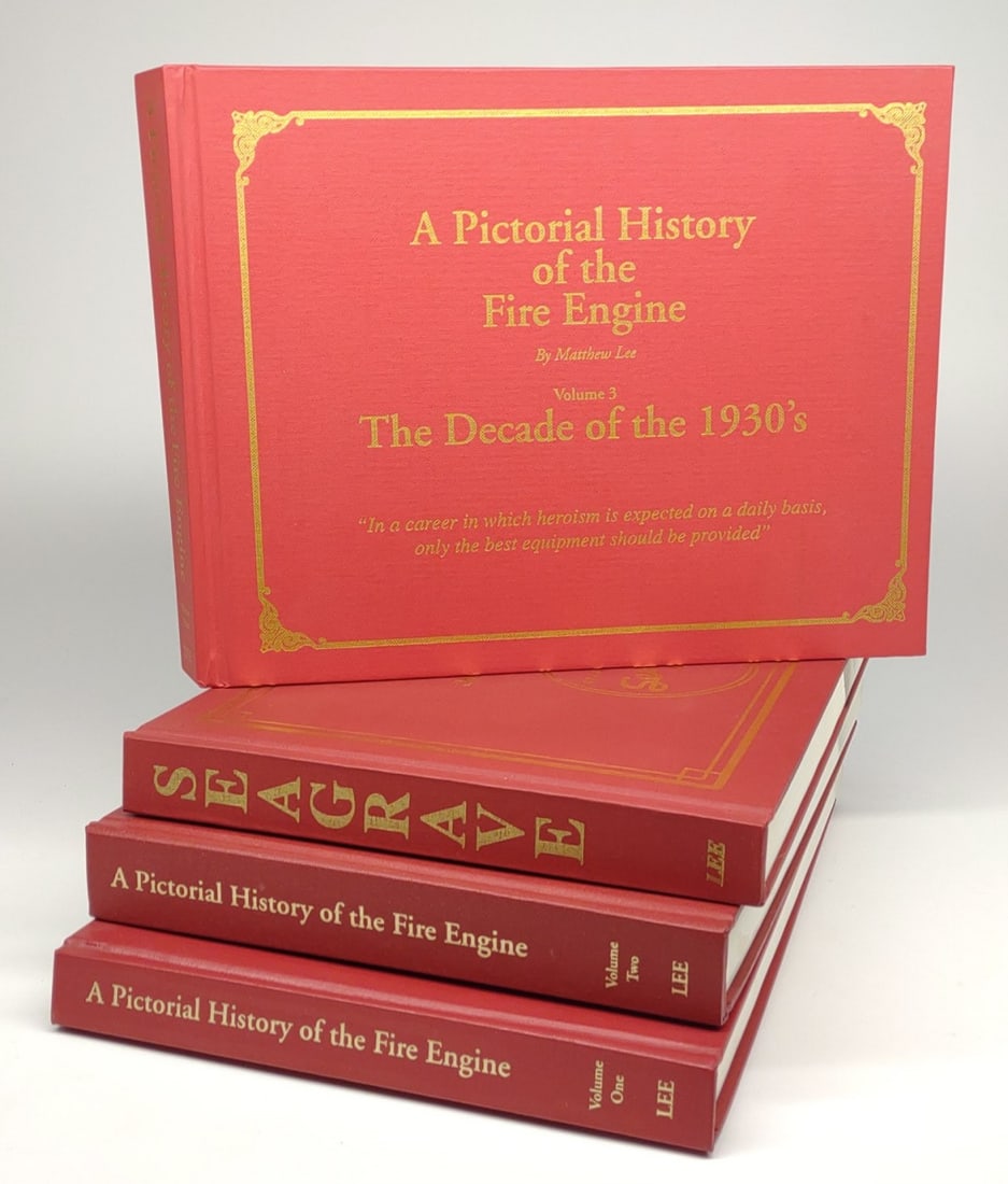 4 Matthew Lee Signed Pictorial Fire History Books (1 of 17)