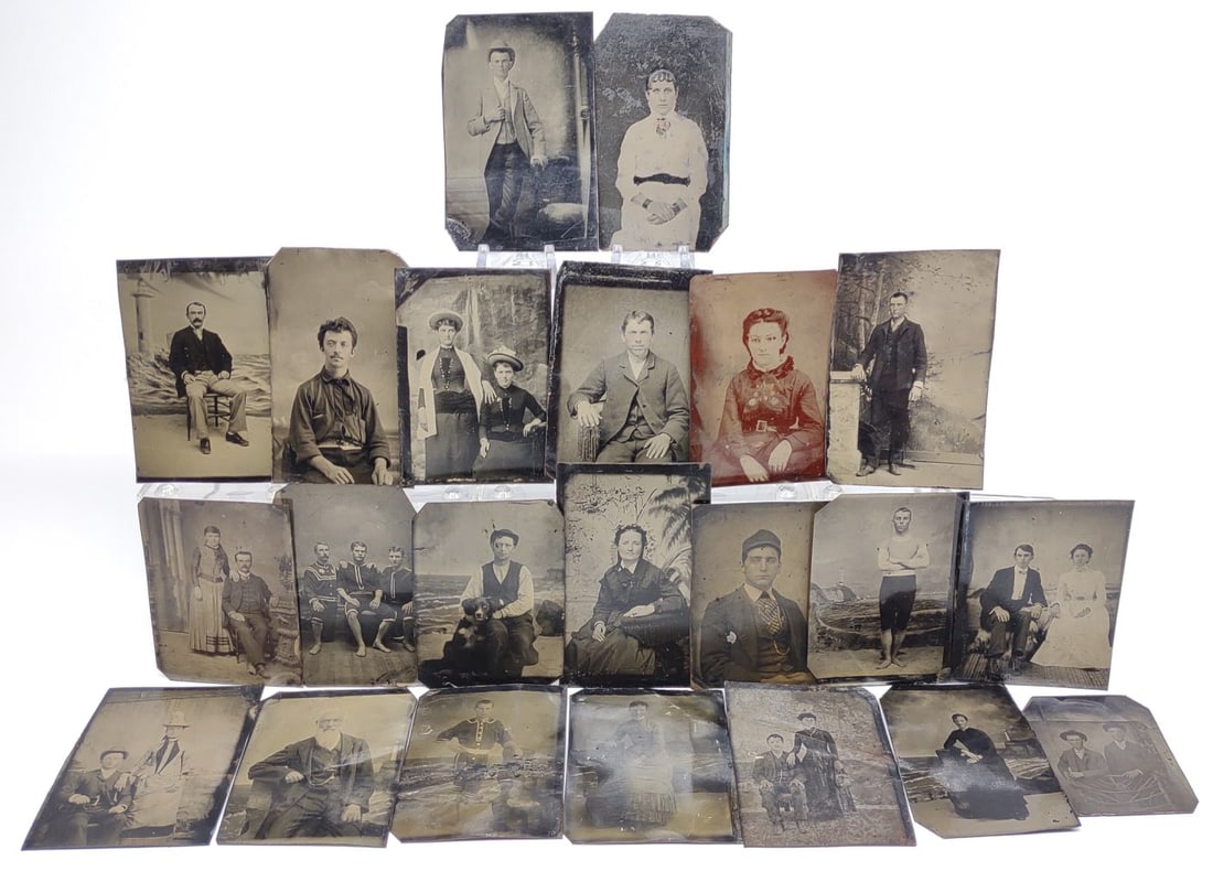 (22) 19th C. Tintype Portraits (mostly Nautical) (1 of 7)