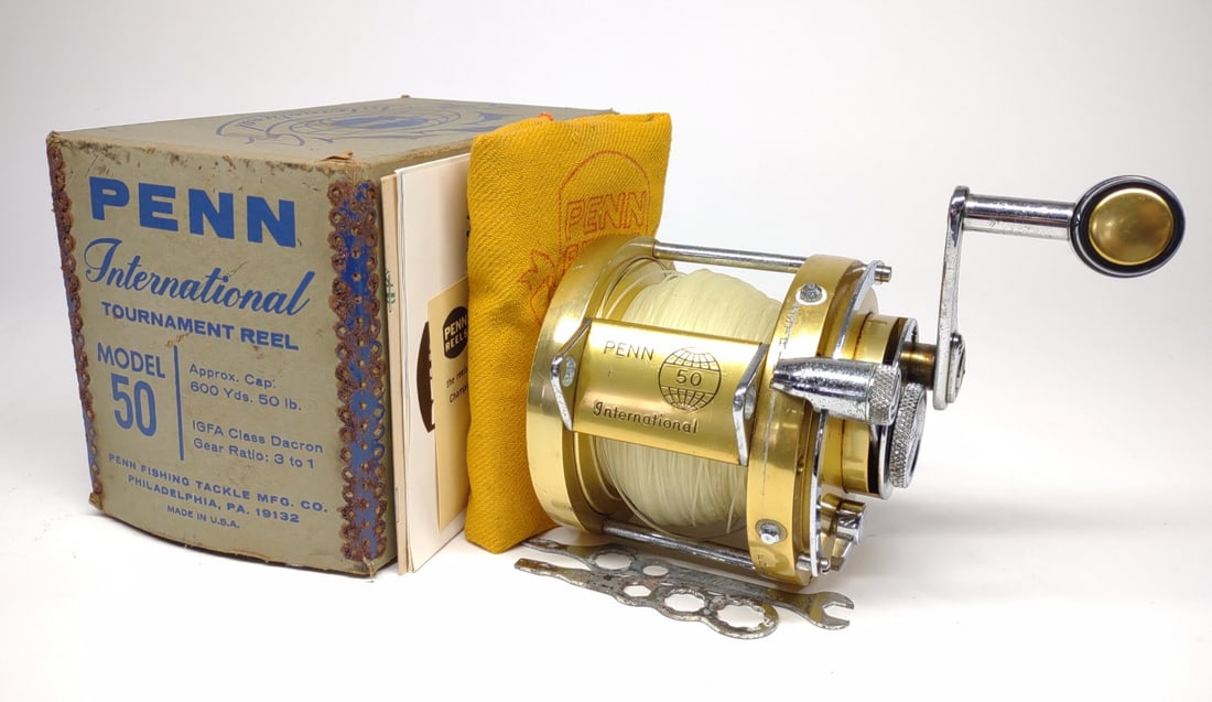 Penn International Tournament Reel Model 50 w/ Box (1 of 12)