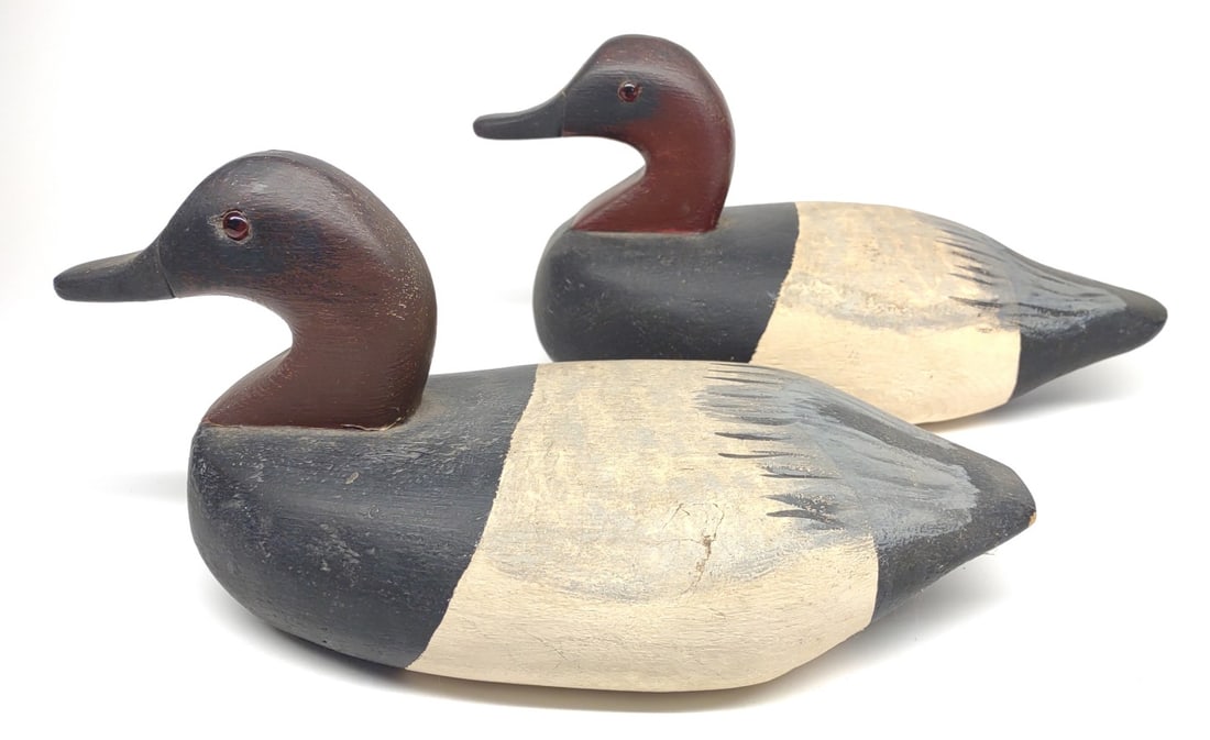 2 Canvas Back Drake Duck Decoys (1 of 11)