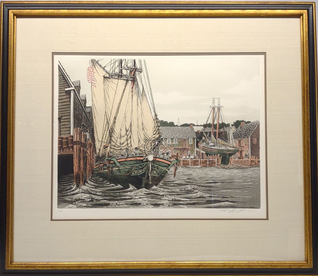 Alan Jay Gaines "The Lookout" Signed Engraving (1 of 11)