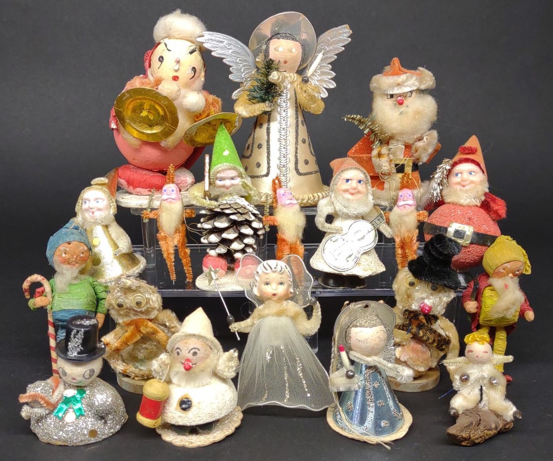 20 Vintage Japan Christmas Pipe Cleaner Ornaments (1 of 11)