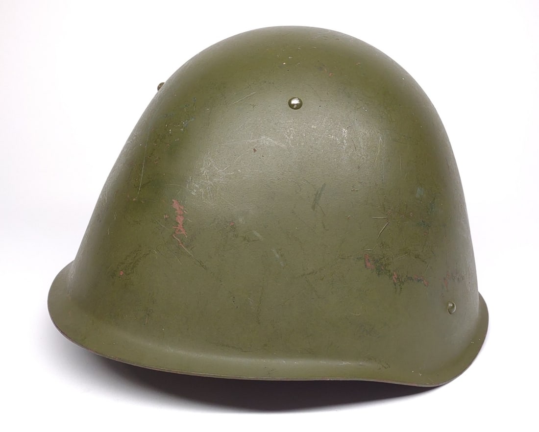 Post WWII Russian Soviet SSh-68 Combat Helmet (1 of 10)