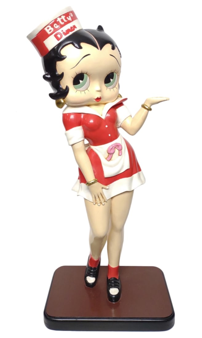 3 ft Betty Boop "Betty's Diner" Statue (1 of 9)