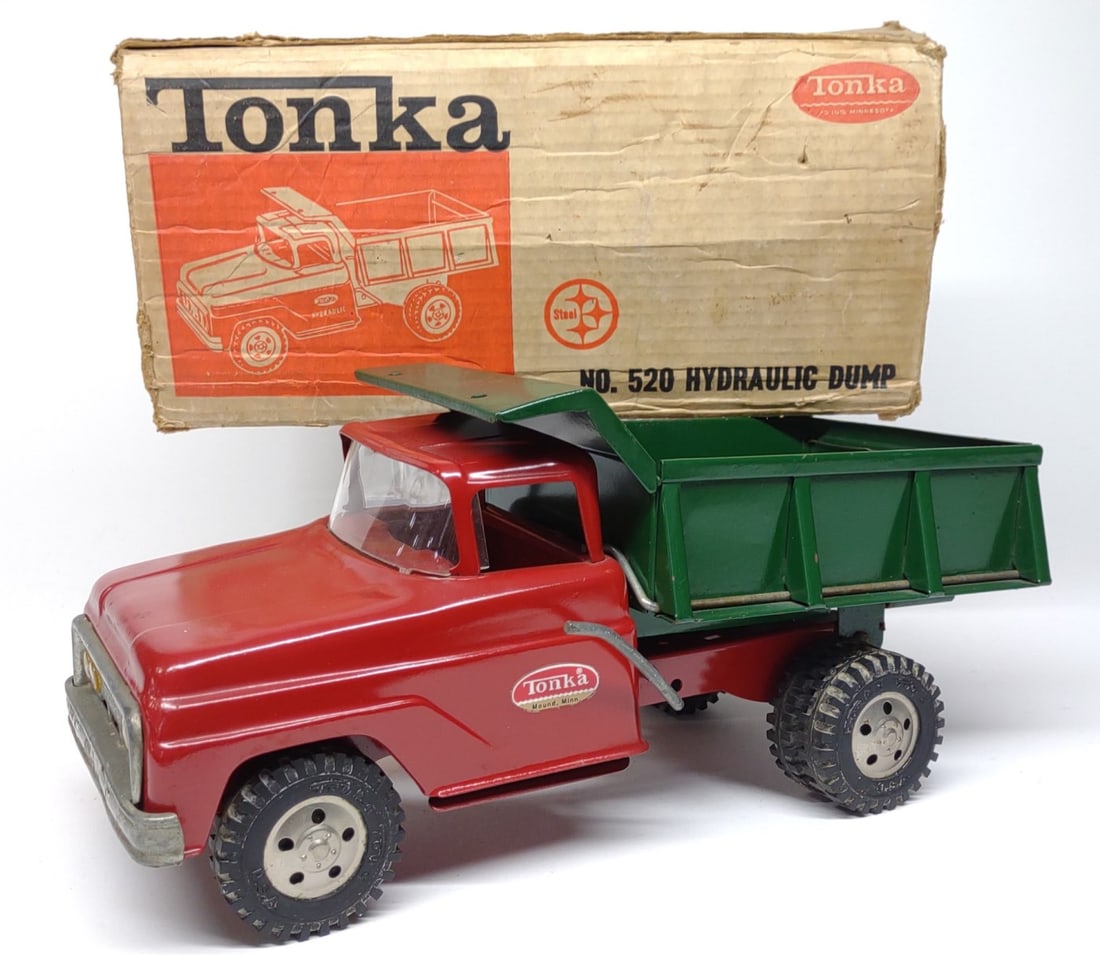 1964 Tonka Dump Truck Toy w/ Box (Restored) (1 of 12)