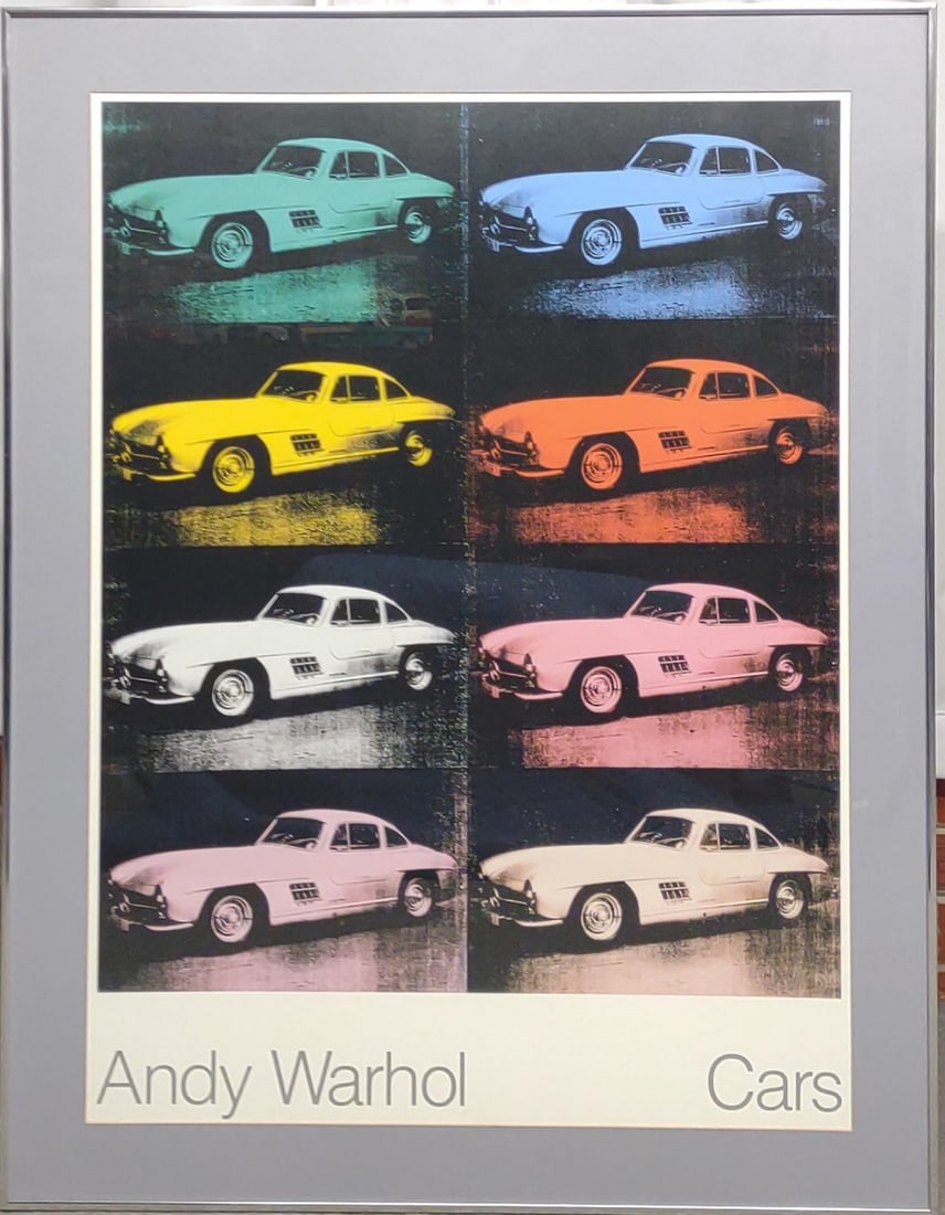 Andy Warhol Mercedes-Benz 300 SL Car Art Print (1 of 6)