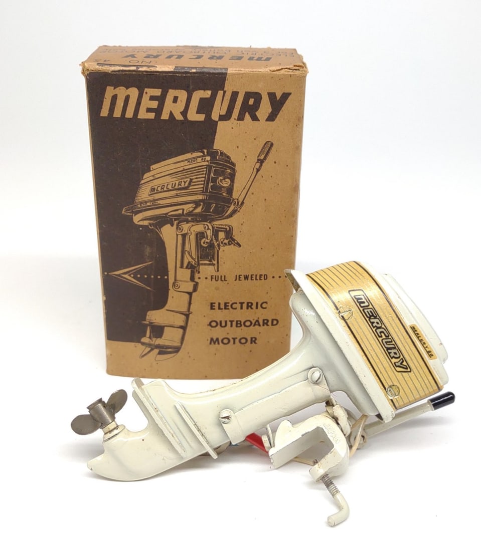 1960s K&O Fleetline Mercury Toy Boat Outboard (1 of 8)