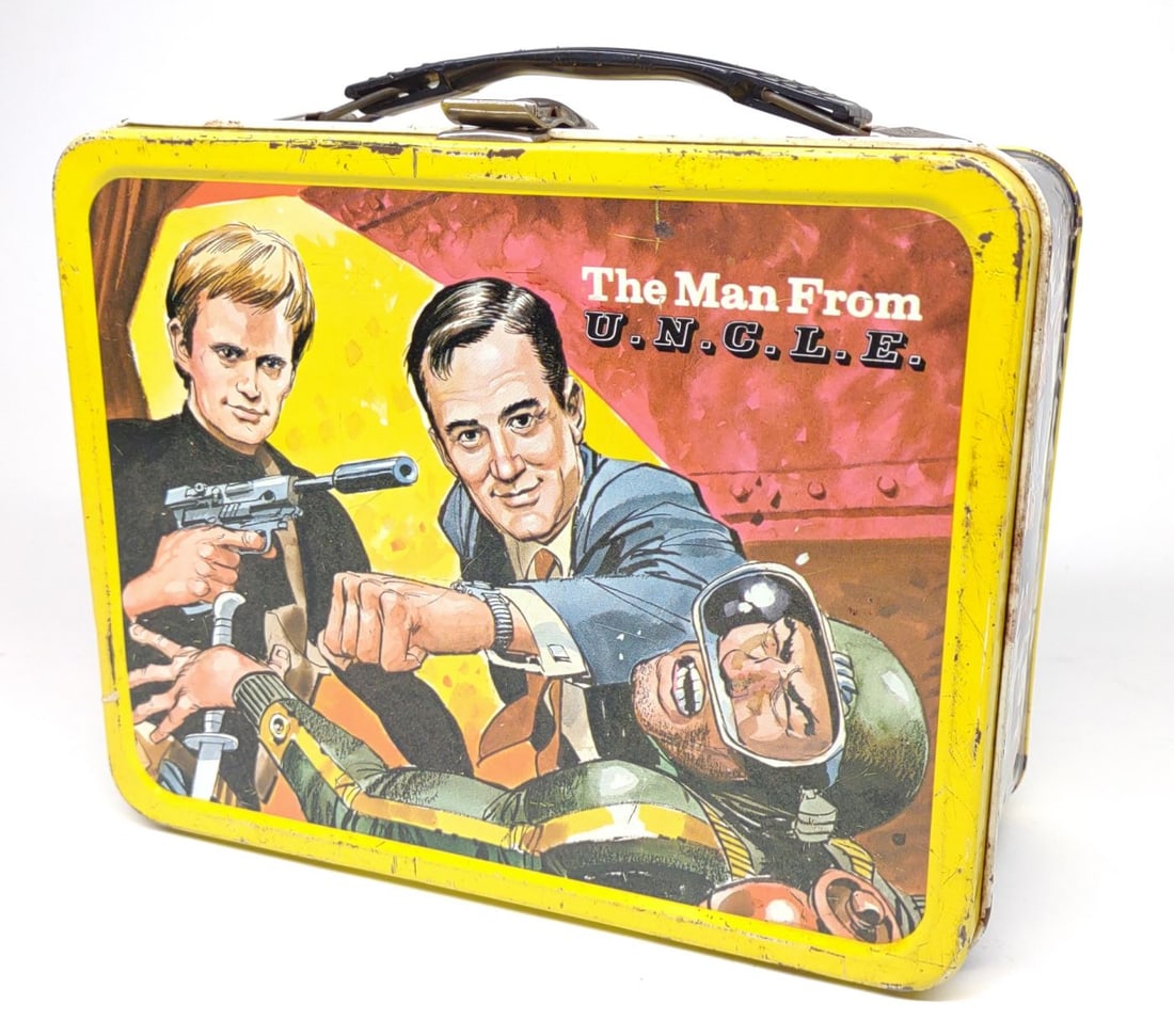 1966 The Man From U.N.C.L.E. Tin Litho Lunch Box (1 of 9)