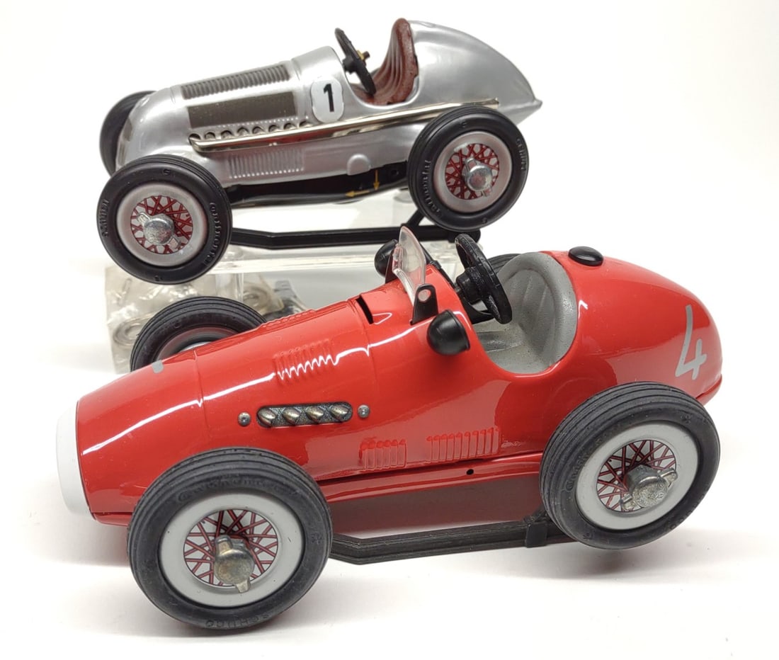 (2) Schuco Wind-Up Race Car Toys (1 of 12)