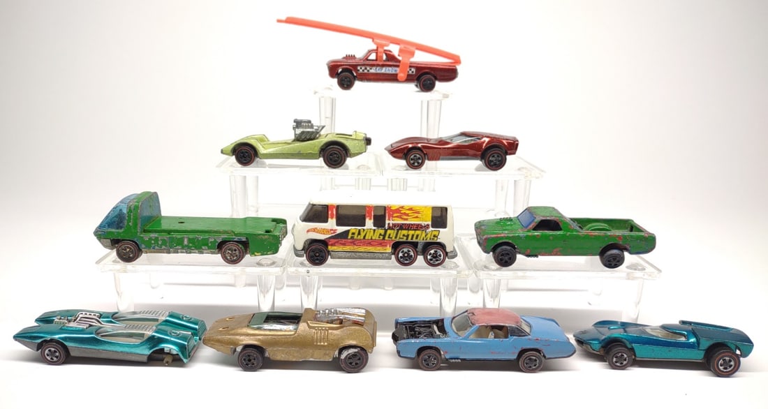 10 Hot Wheels Redline Toy Cars (1 of 13)