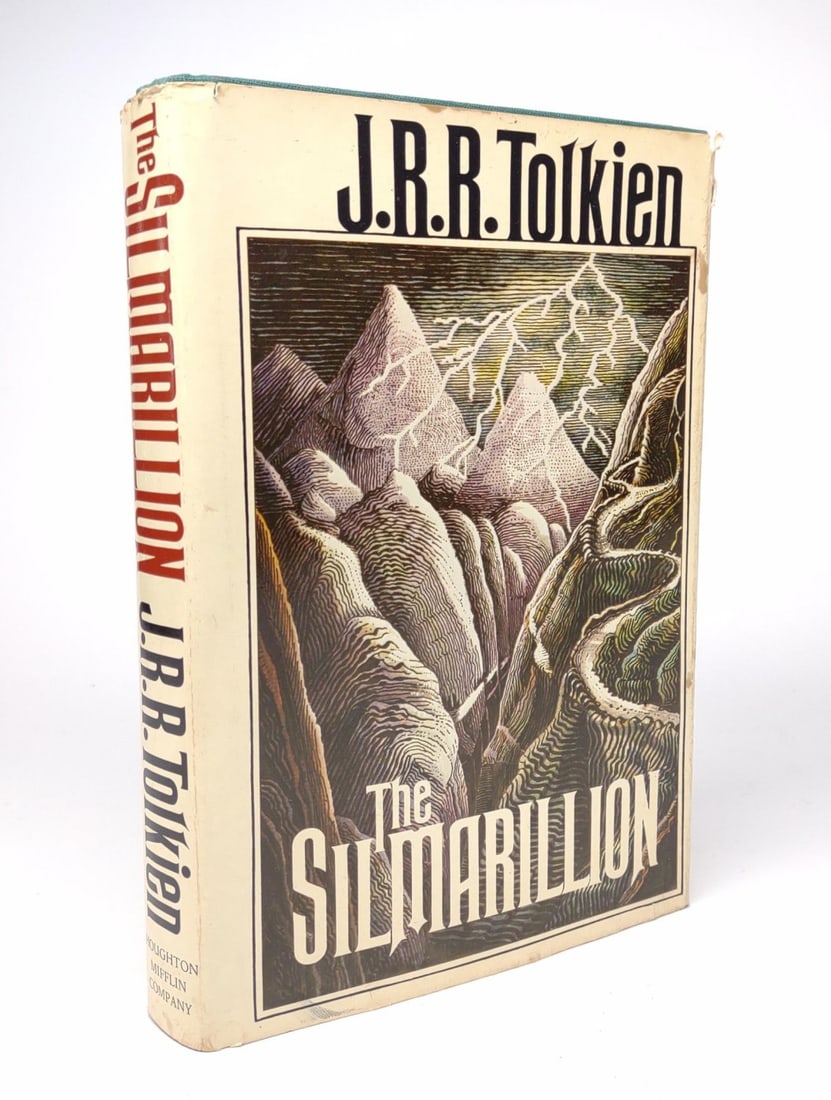 1st Ed JRR Tolkien The Silmarillion Book w/ Map (1 of 12)