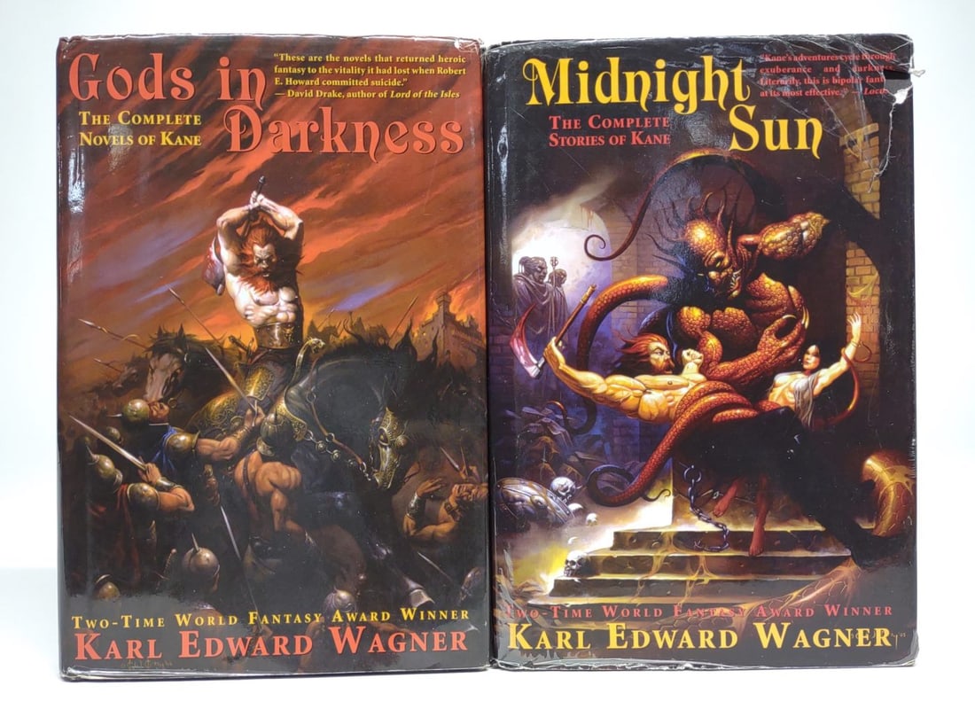 (2) Karl Edward Wagner Kane 1st Ed. Books (1 of 14)
