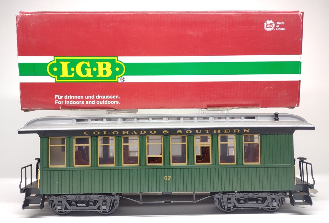 LGB 37800 C&S Passenger Car Train w/ Box (1 of 11)