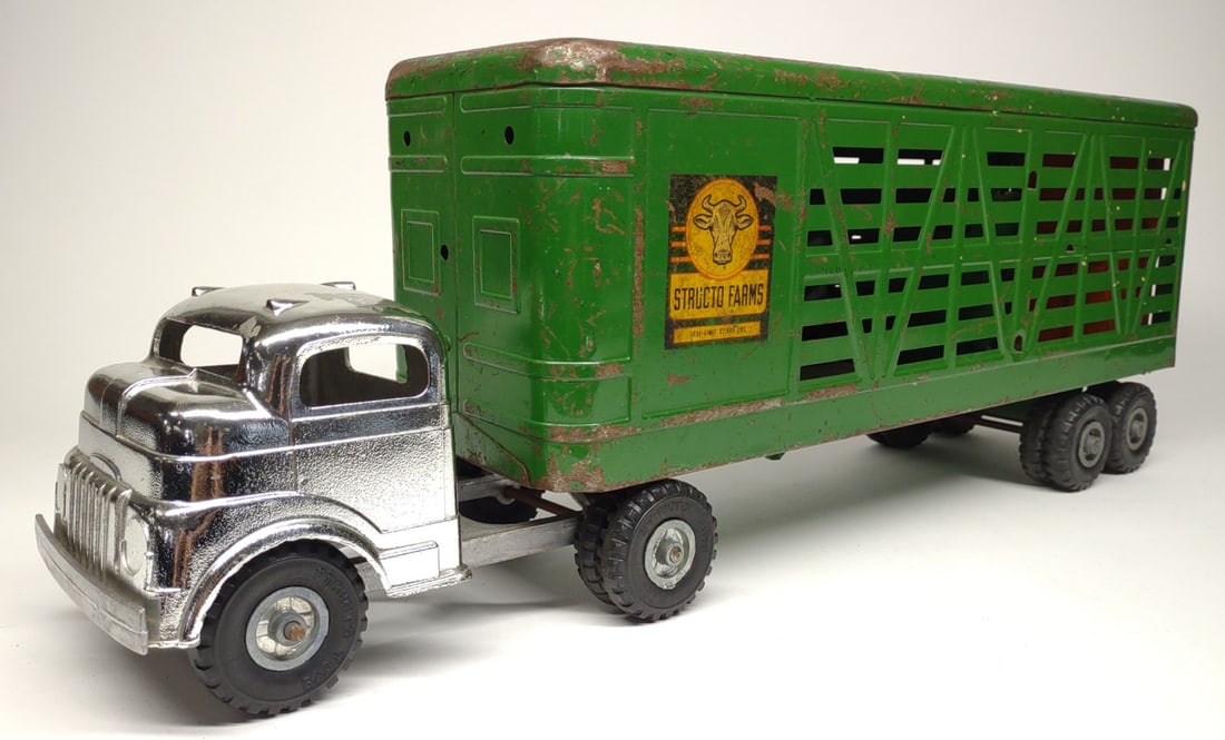 Structo Farms Cattle Cab Truck & Trailer Toy (1 of 10)