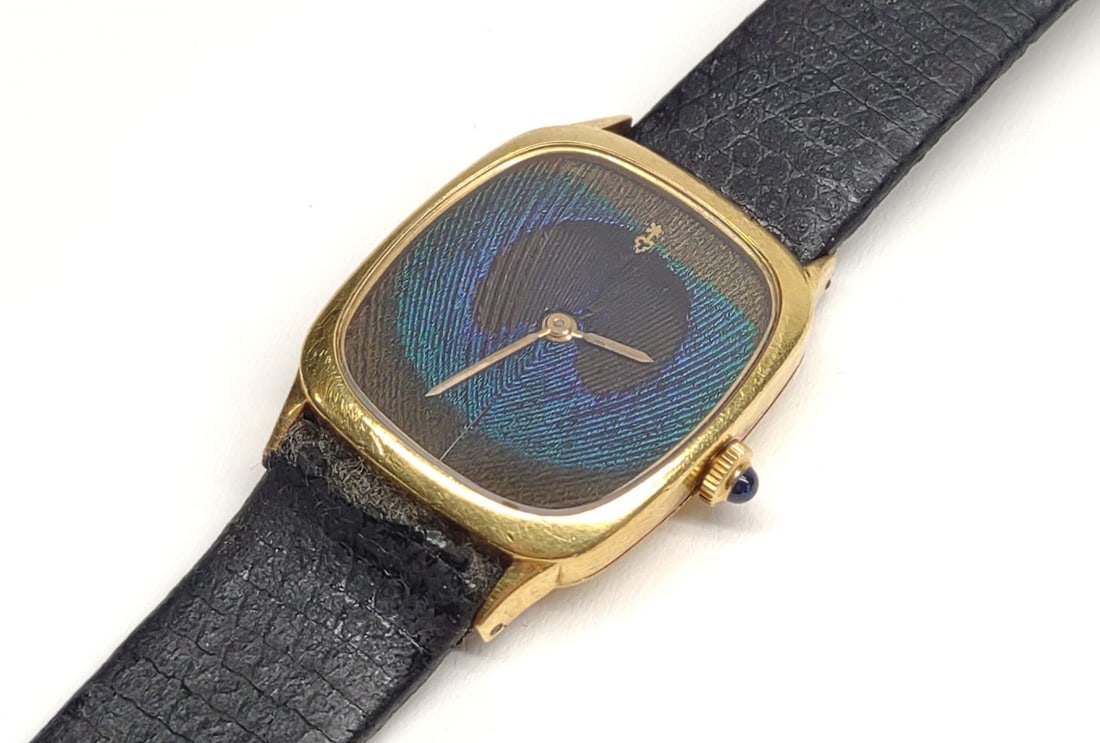 Corum 18K Peacock Feather Dial Mens Watch (Works) (1 of 15)