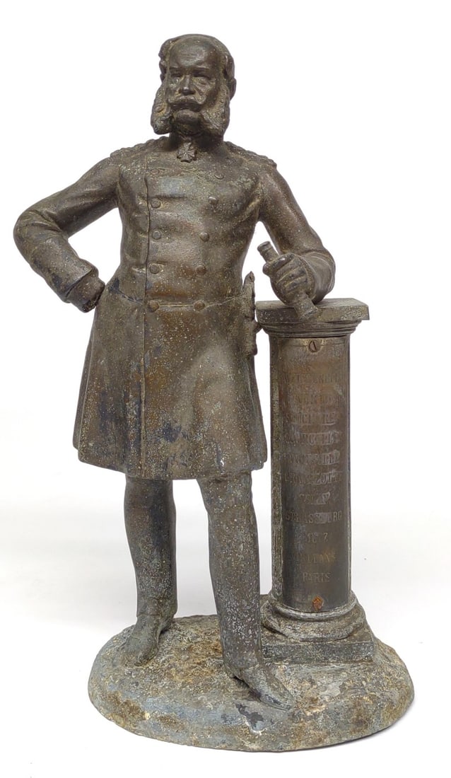 1871 Wilhelm I Franco-Prussian War Bronze Statue (1 of 8)