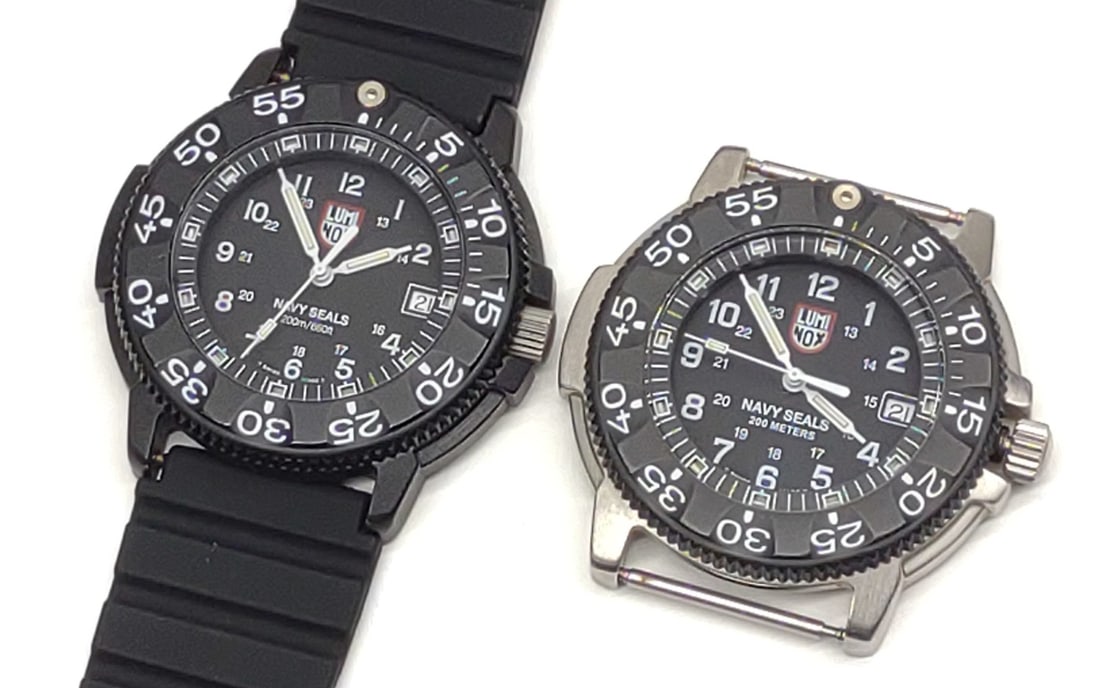 Two Luminox Navy Seals Series 3100 Dive Watches (1 of 6)