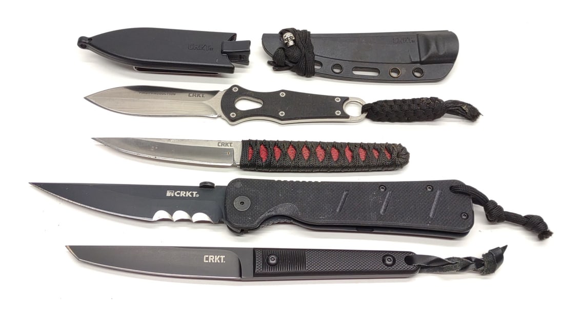 4 Columbia River Knife & Tool Knives (CRKT) (1 of 8)