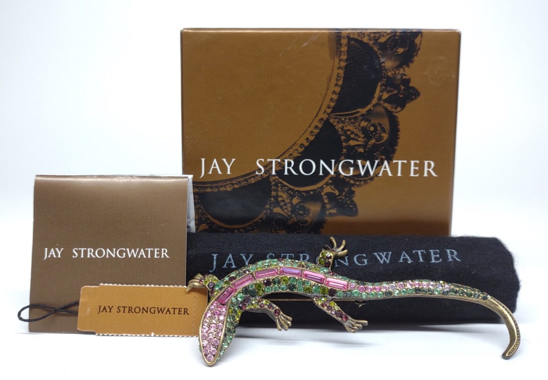 Jay Strongwater Salamander Brooch (1 of 6)