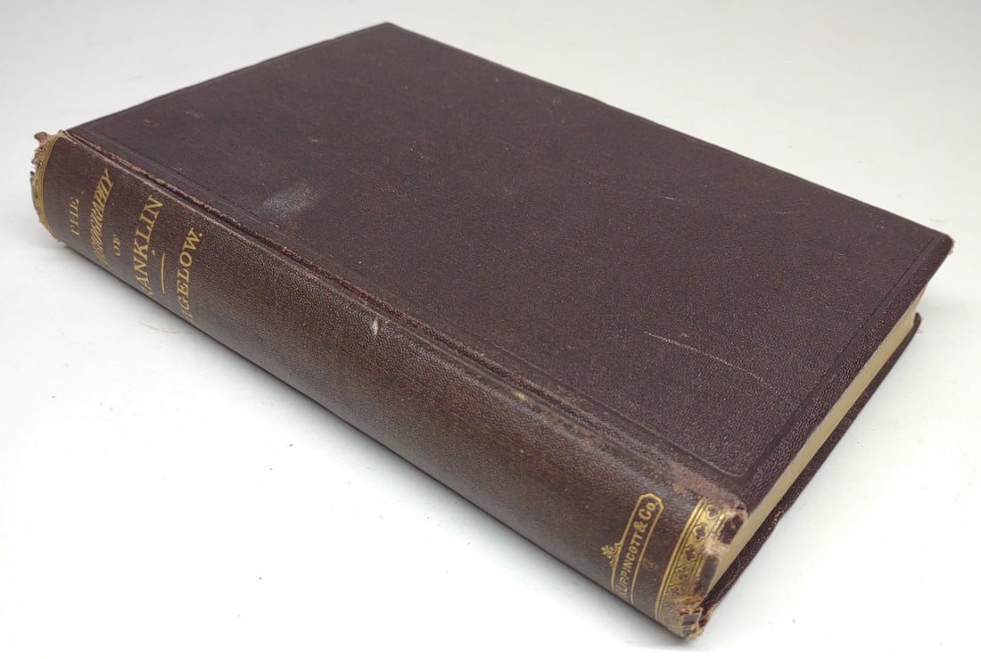 1868 autobiography Benjamin Franklin book (1 of 11)