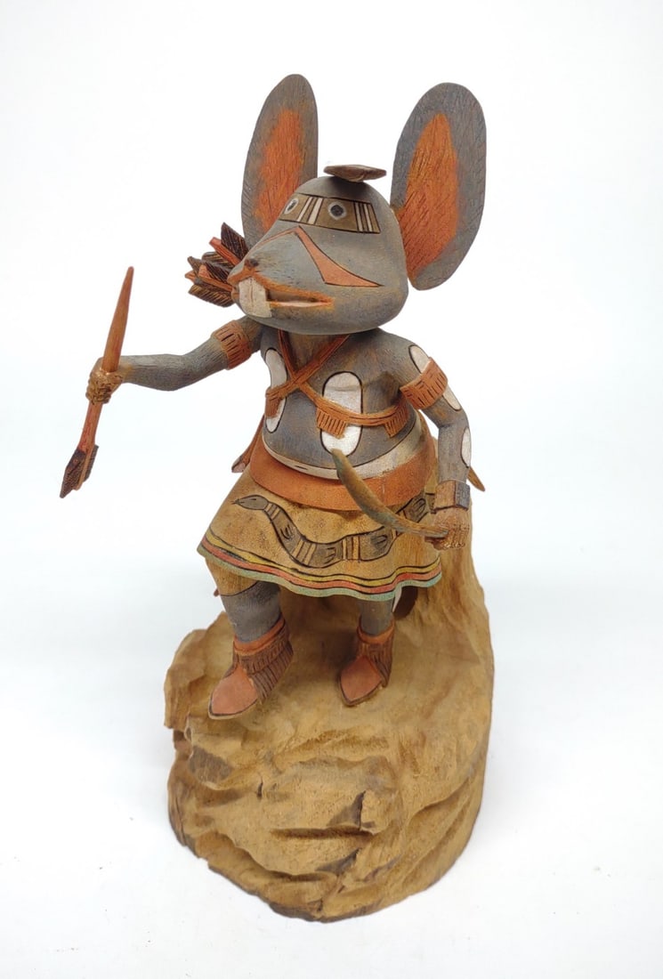 Coolidge Roy Jr Hopi Kachina Doll "Warrior Mouse" (1 of 7)