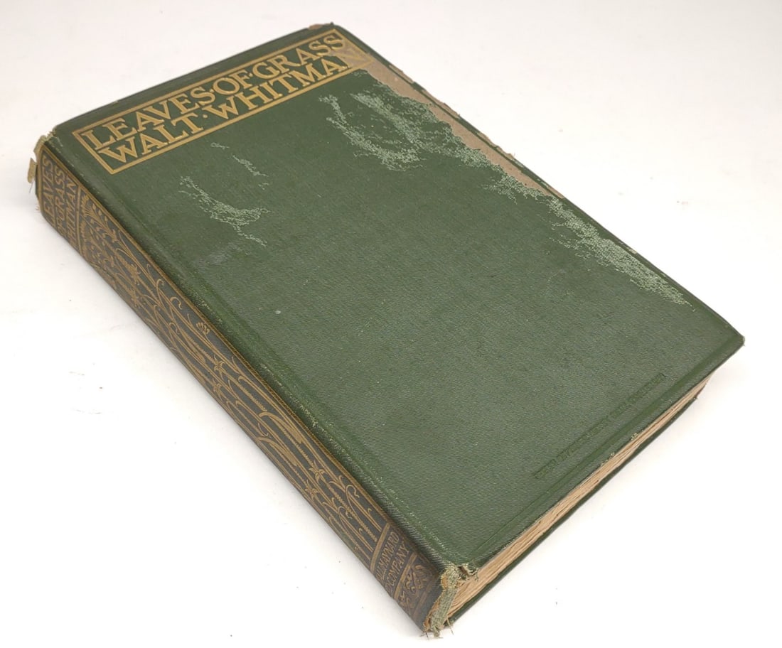 1897 Leaves Of Grass by Walt Whitman Book (1 of 10)