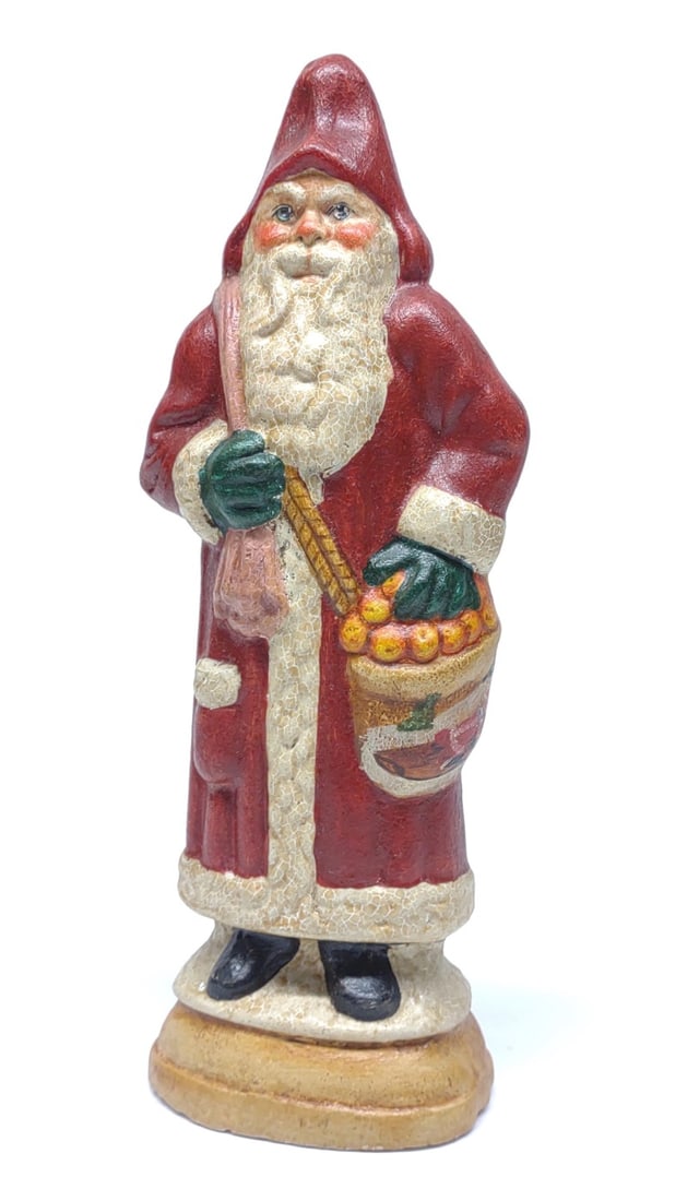 Vaillancourt Signed Folk Art Father Christmas (1 of 5)