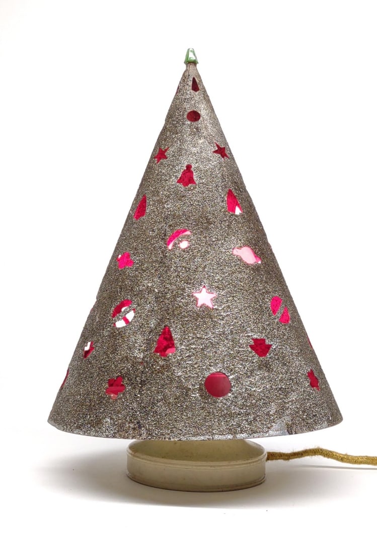 1930's Noma Cheer-O-Lite Metal Christmas Tree Lamp (1 of 7)