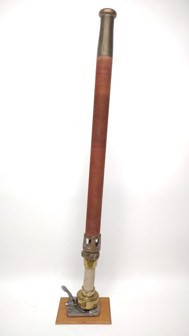 Vintage Akron & Alfco 45" Fire Nozzle (1 of 10)
