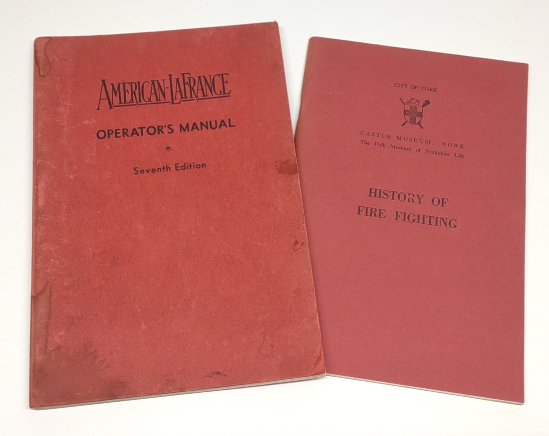2 Vintage Fire Fighting Books (1931) (1 of 10)