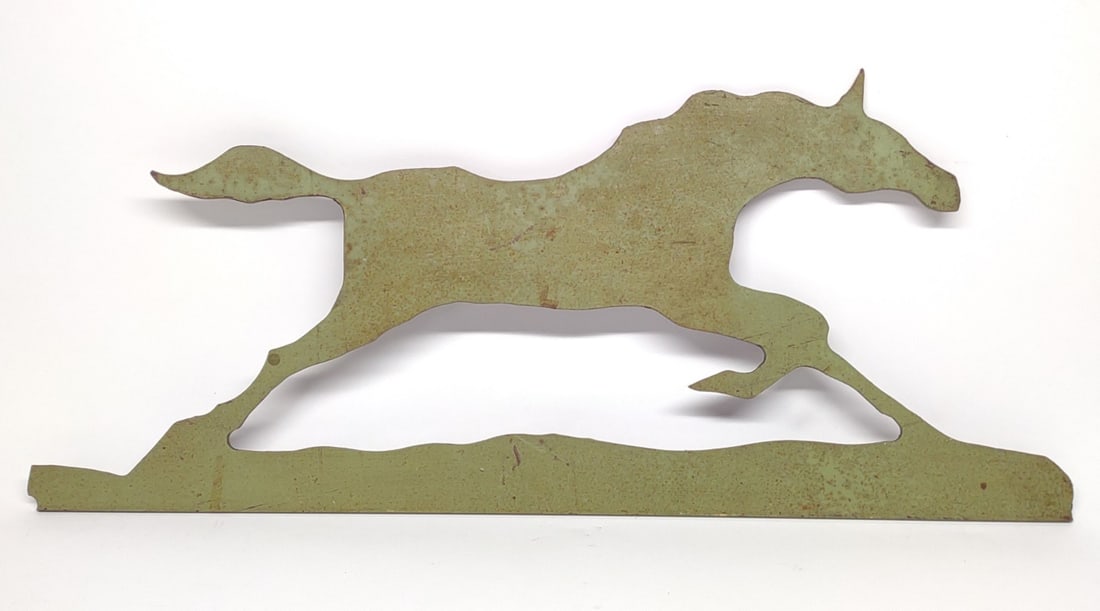 Vintage Metal Horse Plaque (1 of 5)