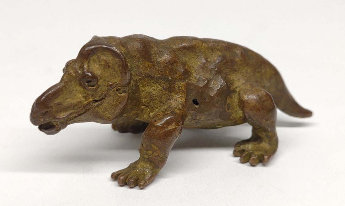 Edmund Lanier Bronze Signed Dinosaur Sculpture (1 of 8)