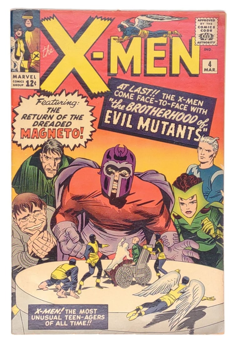 X-Men #4 Marvel Comic Book (1 of 6)