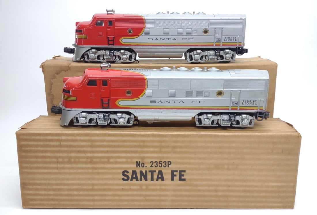 2 Lionel #2353P & #2343P Santa-Fe Locomotives (1 of 6)