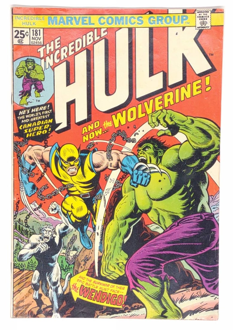Incredible Hulk #181 Marvel Comic w/ Stamp (1 of 7)