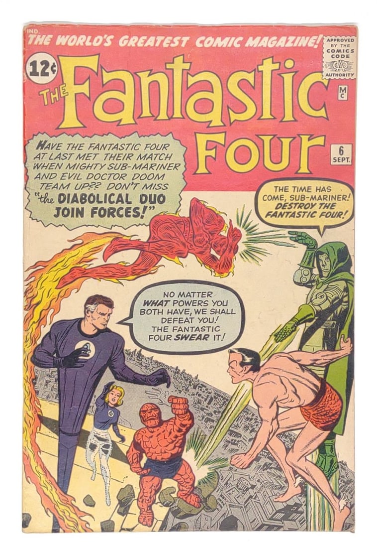 Fantastic Four #6 Comic Book (1 of 6)