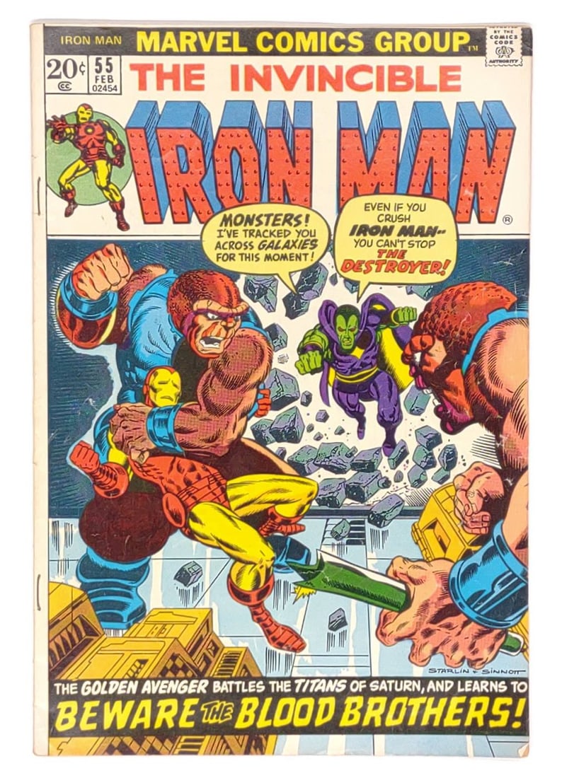Iron Man #55 Marvel Comic Book (1 of 6)